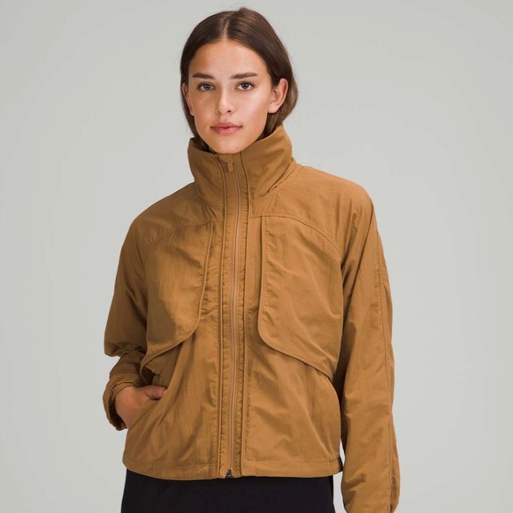 lululemon athletica Jackets & Blazers - ISO Lululemon Always Effortless Jacket in Bold Beige size 4